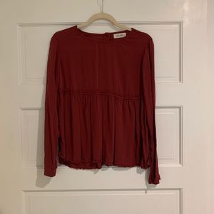 NWOT bella dahl long sleeve top